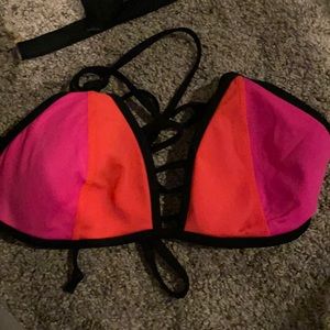 Multicolor pink bathing suit